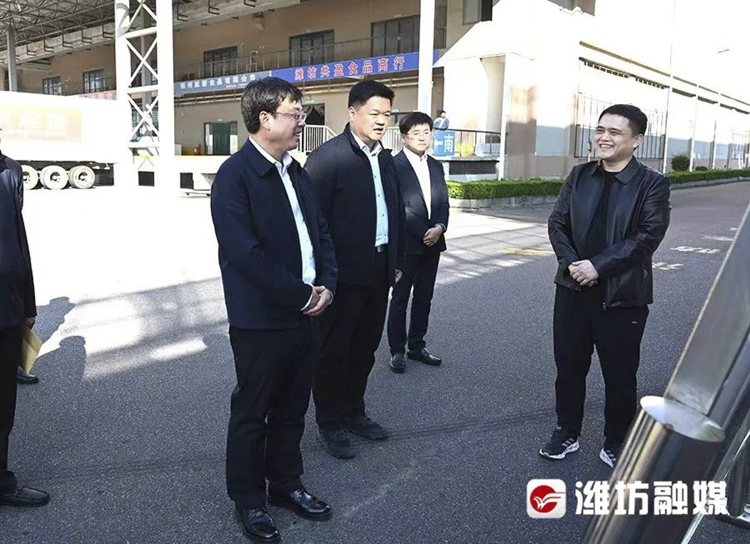 濰坊市委書(shū)記劉運(yùn)一行蒞臨山東中凱智慧冷鏈產(chǎn)業(yè)園調(diào)研指導(dǎo)